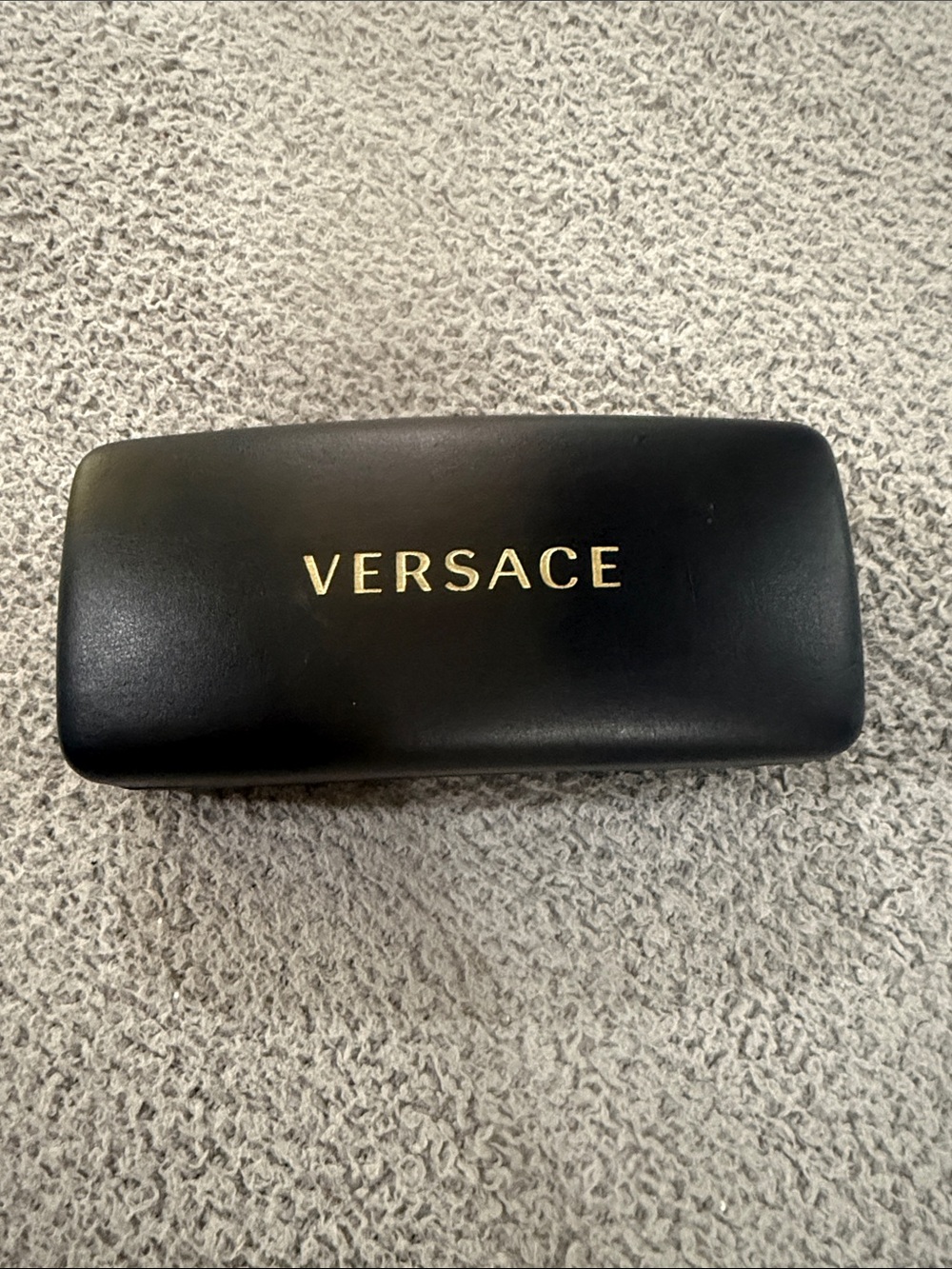 Versace Black and Gold Eyewear Case